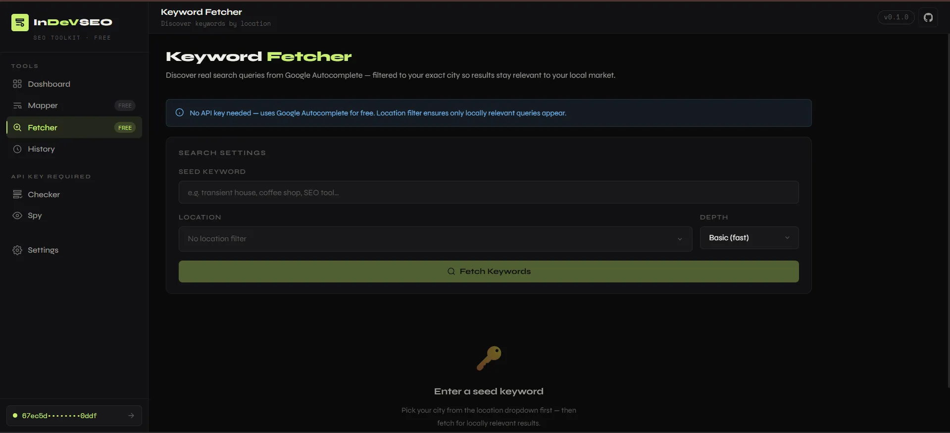 Keyword Fetcher