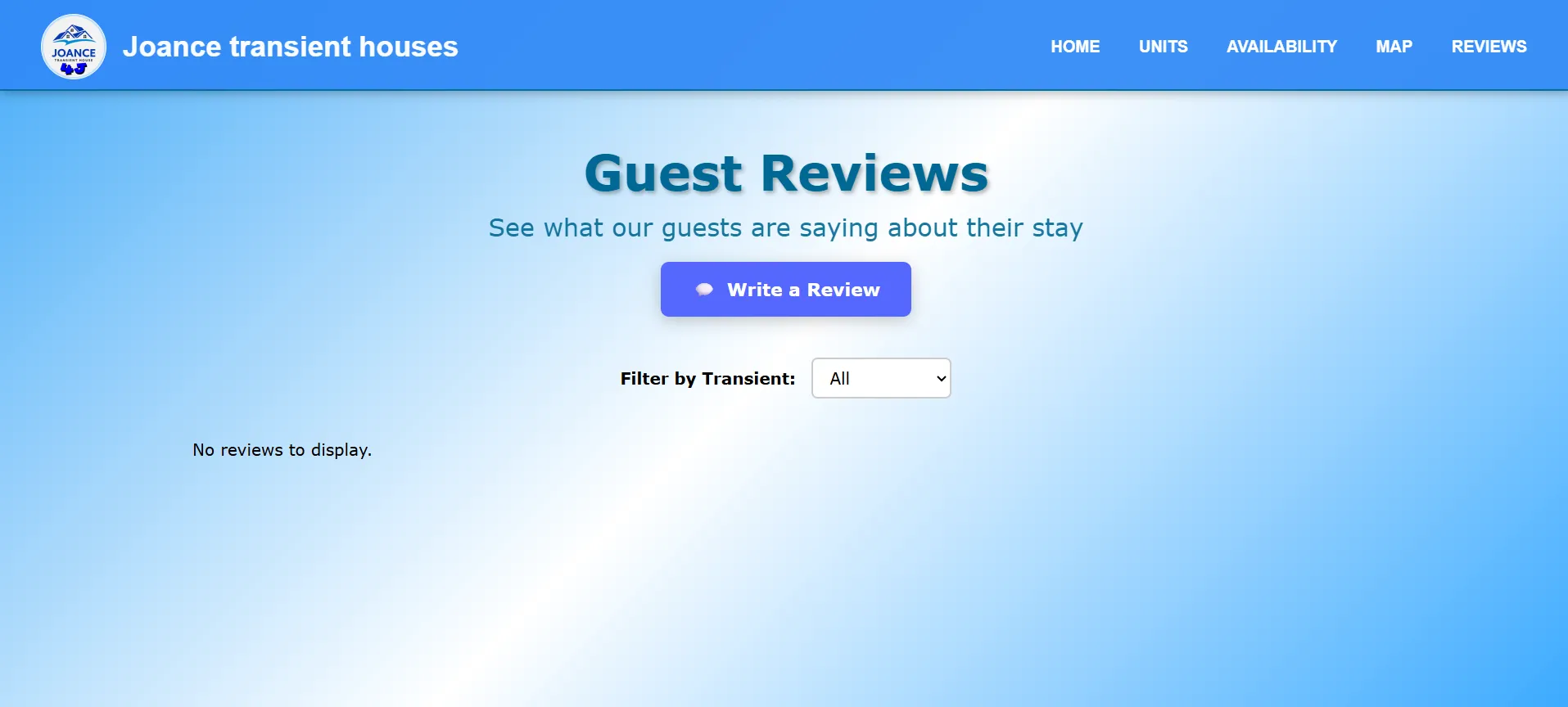 Joance Transient House — Guest reviews
